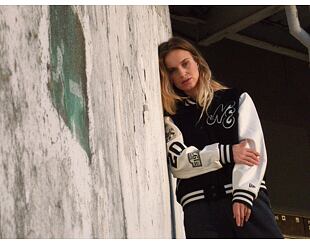 Damenjacke New Era - Varsity - Black / Off White
