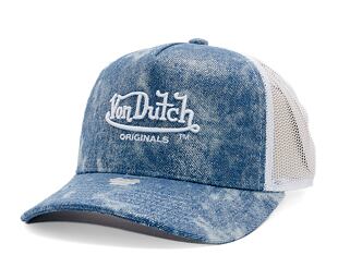 Kappe Von Dutch - Trucker Newark - Caps - Cot Twill Denim - Silver