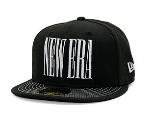 Kappe New Era - Wordmark 59FIFTY - Black / White