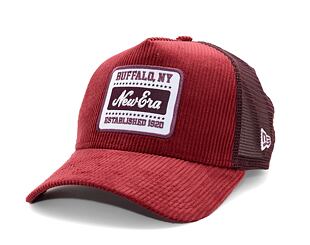 Kappe New Era - Buffalo Patch Cord 9FORTY Trucker - Burgundy