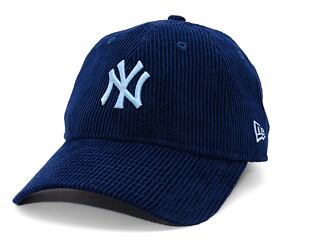 Damen Kappe New Era - MLB Cord 9TWENTY - NY Yankees - Navy / Pastel Blue