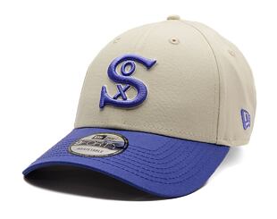 Kappe New Era - MLB World Series Patch 9FORTY - Chicago White Sox - Cream / Blue