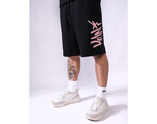 Shorts Karl Kani - Kani Tag Sweatshorts - black/rose