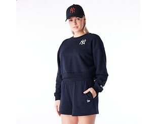 Damen Pullover New Era - MLB Essential Crewneck - NY Yankees - Black / White
