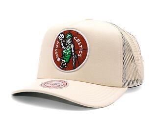 Kappe Mitchell & Ness - Boston Celtics - Evergreen Trucker Hwc - Off White