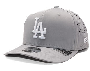 Kappe New Era - MLB Perforated 9SEVENTY Stretch-Snap - LA Dodgers - Grey