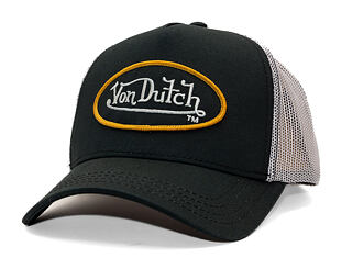 Kappe Von Dutch - Trucker - Classic Logo Black/Grey