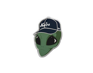 Brosche New Era - Branded Cap Pin - Alien - Silver