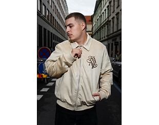 Jacke Karl Kani - Legacy Faux Suede Bowling Jacke - Beige