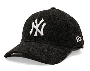 Kappe New Era - MLB Melton Wool 9FORTY - NY Yankees - Black / White