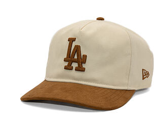 Kappe New Era - MLB Suede Visor 9FIFTY A-Frame - LA Dodgers - Cream
