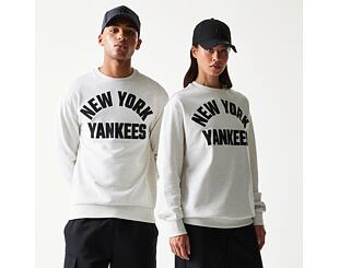 Pullover New Era - MLB Graphic Oversized Crewneck - NY Yankees - Heather Grey