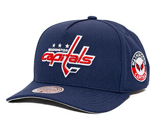 Kappe Mitchell & Ness - Washington Capitals - Double Clutch Pro Snapback - Navy