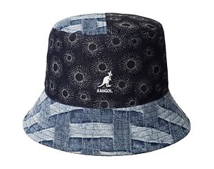 Hut Kangol - TRENDS PACK - Denim Mashup Bucket - Blue Picnic