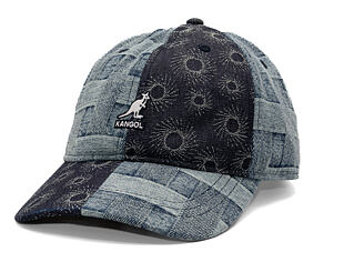 Kappe Kangol - TRENDS PACK - Denim Mashup Baseball - Blue Picnic