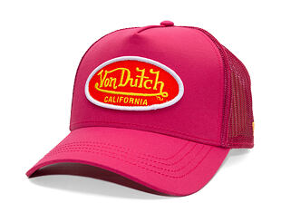 Kappe Von Dutch - Trucker - Cali Patch Pink/Red