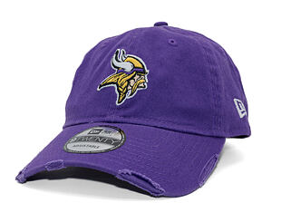 Kappe New Era - NFL Wash & Distressed 9TWENTY - Minnesota Vikings - Purple