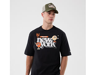 T-Shirt New Era - MLB Icon Graphic Tee - NY Mets - Black