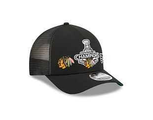 Kappe New Era - NHL AF 26 Champion VC 9FORTY M-CROWN - Chicago Blackhawks - Black