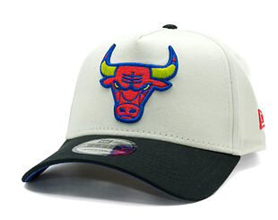 Kappe New Era - NBA Thermal Vision 9FORTY A-Frame - Chicago Bulls - Chrome White