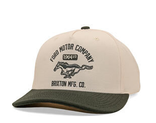 Kappe Brixton - Ford Mustang Snapback - Wimbledon White
