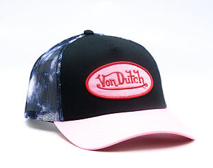 Damen Kappe Von Dutch - Baseball - Galaxy Mesh Patch - Black / Pink