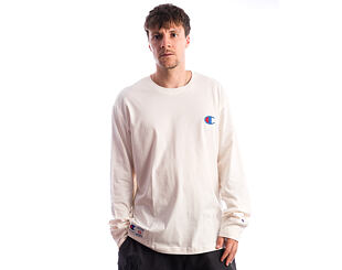 Langarmshirt Champion - White Long Sleeve Crewneck T-Shirt