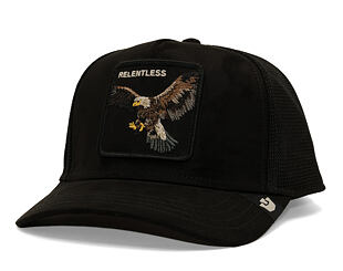 Kappe Goorin - Suede Represent Eagle Trucker - Black