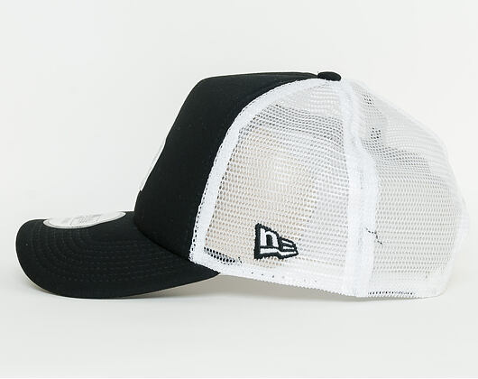 Kappe New Era - MLB Clean 9FORTY Trucker - LA Dodgers - Black / White