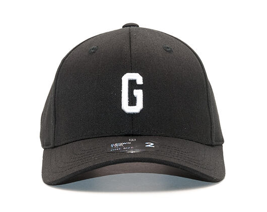 Kappe State of WOW ALPHABET - Golf Baseball Cap Crown 2 Black/White Strapback