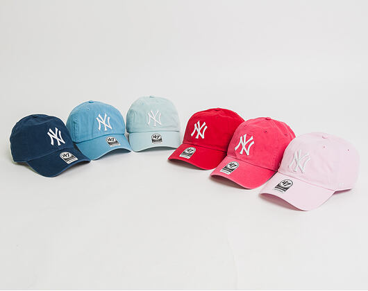 Kappe 47 Brand New York Yankees Clean Up Berry Strapback