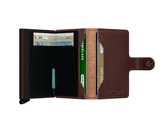 Geldbörse Secrid Miniwallet Veg Espresso Brown