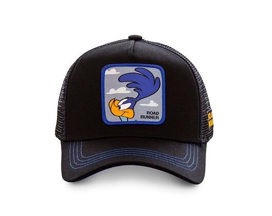 Kappe Capslab Looney Tunes - The Roadrunner Trucker Black