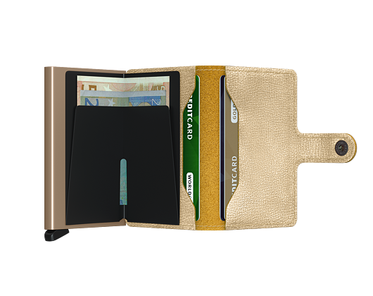 Geldbörse Secrid Miniwallet Antique Gold