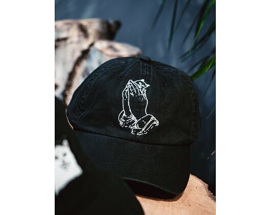 Kappe Rip N Dip - Praying Hands Dad Hat RND4753 Black
