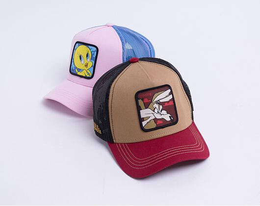 Kappe Capslab - Trucker Looney Tunes - Wile E. Coyote v.2 Trucker -Brown / Burgundy
