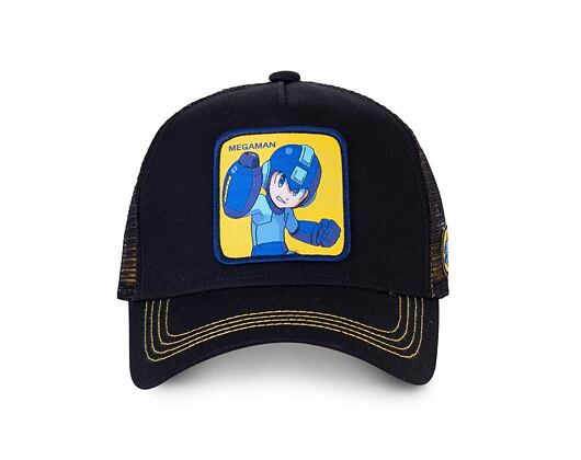 Kappe Capslab Trucker (MEGAMAN) Black/Yellow HER2