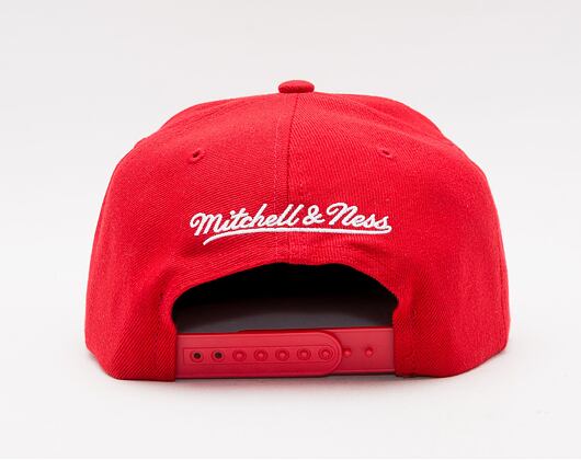 Kappe Mitchell & Ness - NBA Team Ground 2.0 Snapback - Chicago Bulls - Red