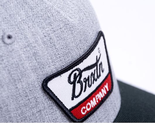 Kappe Brixton Linwood C Netplus MP Snapback - Heather Grey/Black
