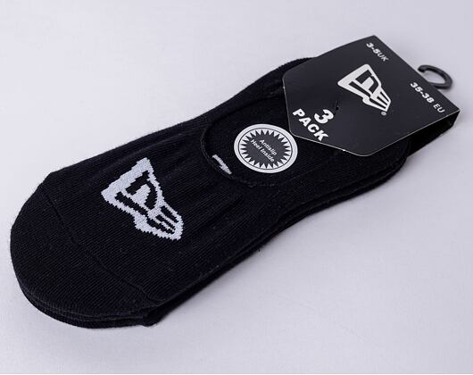 3 Paar Socken New Era Flag Invisible 3Pack Black