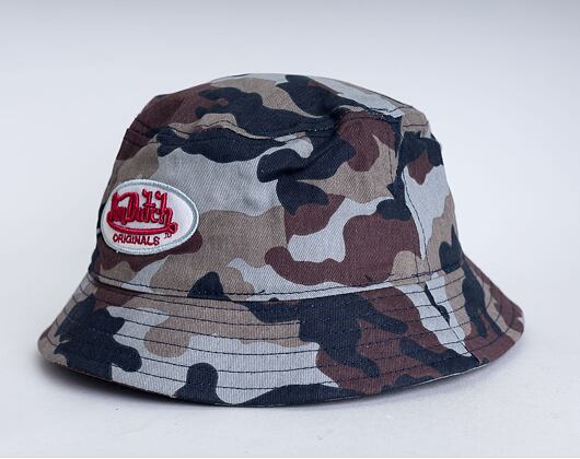 Hut Von Dutch Phoenix Bucket Cotton Twill Camo