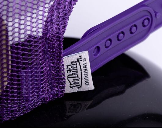 Kappe Von Dutch Fargo Trucker Cotton Twill White/Purple