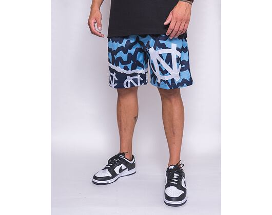 Shorts Mitchell & Ness NCAA Jumbotron 2.0 Shorts University Of North Carolina Navy / Hellblau