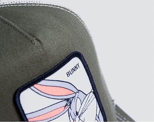 Kappe Capslab - Trucker Looney Tunes - Bugs Bunny - Olive / White