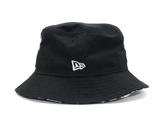 Hut New Era NBA Print Infill Bucket Chicago Bulls Black