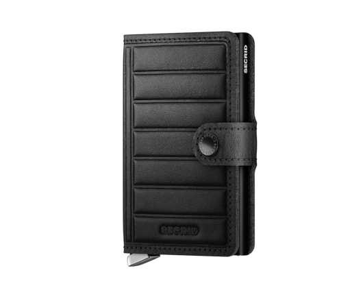 Geldbörse Secrid - Premium Miniwallet Emboss Lines Black
