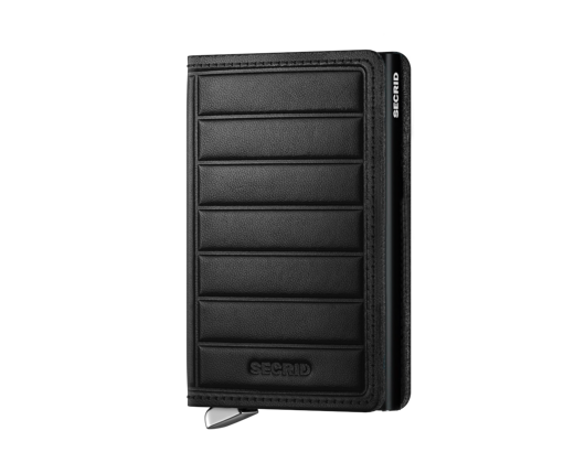 Geldbörse Secrid - Premium Slimwallet Emboss Lines Black