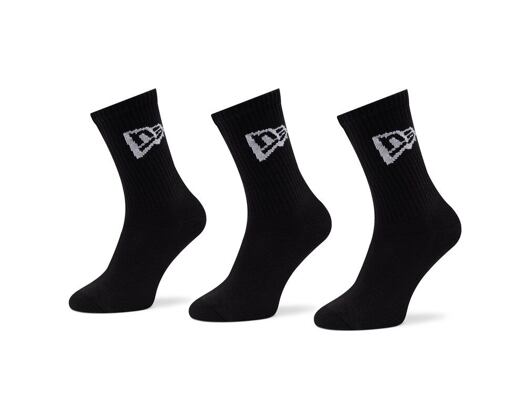 Socken New Era - Flag Crew 3Pack - Black