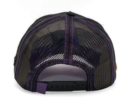 Kappe Capslab Batman - Retro Batman Trucker Black / Purple