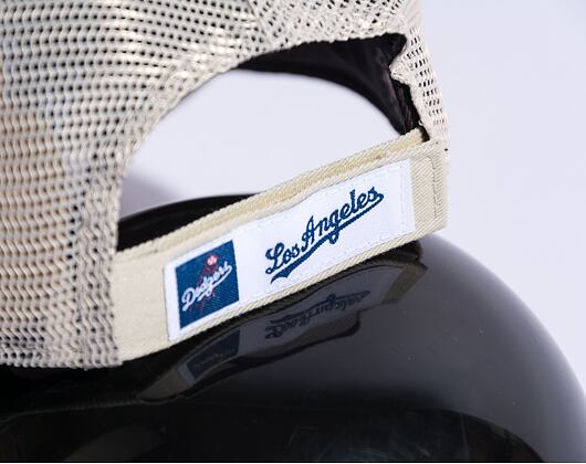 Kappe New Era 9FORTY Trucker MLB Home Field - LA Dodgers - Stone / Black